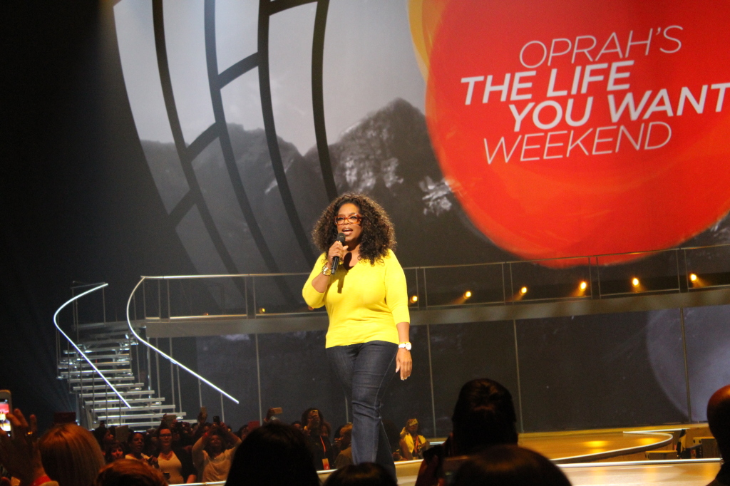 Oprah Winfrey's "The Life You Want Tour" is the life you want.  Photo credit: Sonya Boatwright