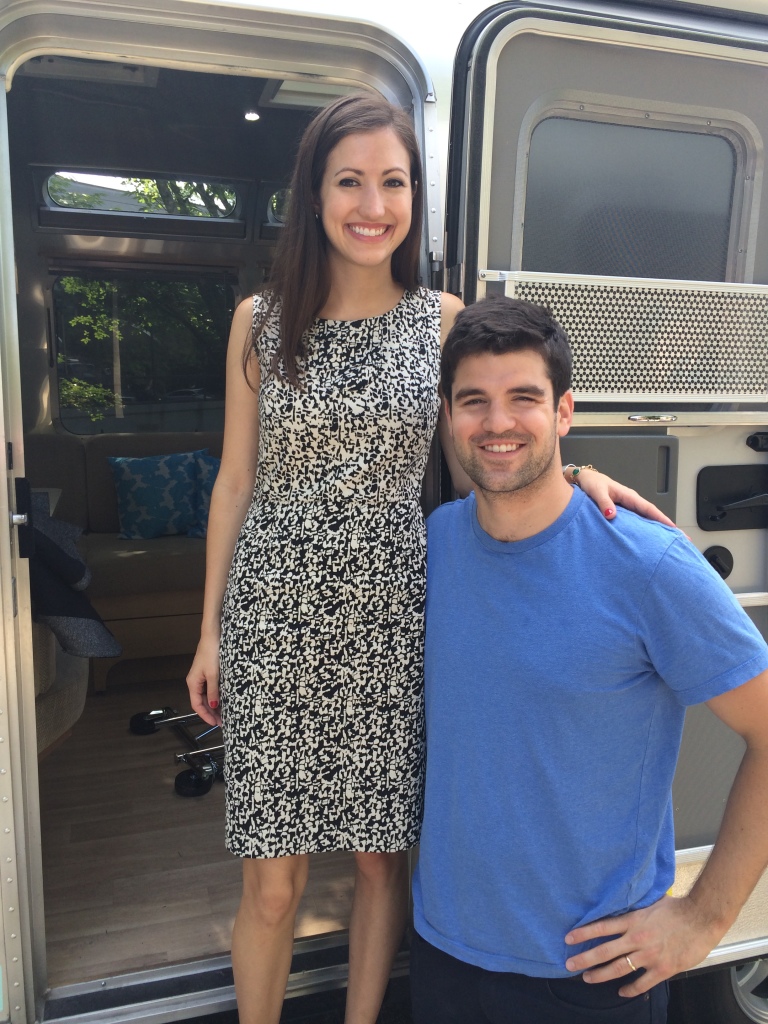 Smith Sinrod and her husband traveled with an airstream trailer this summer to help promote her fall collection. Photo by Chanda Temple. 