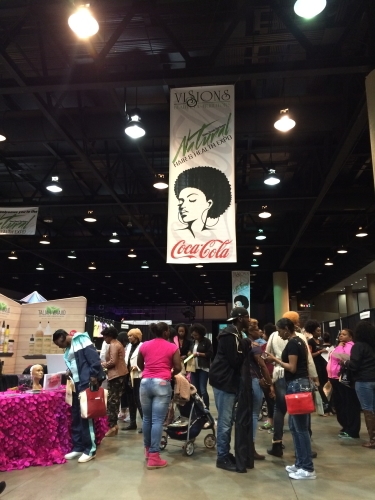 Coca-Cola was one of the sponsors for the Sixth Annual Hair and Health Expo at the BJCC on March 11. (Photo by: Chanda Temple)