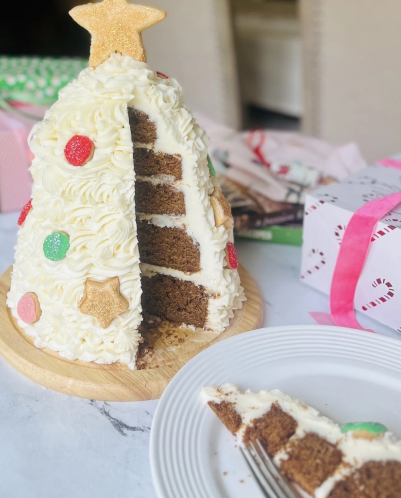 The 3-D Christmas cake by Amy and Sally (Photo Source: www.sallysconfections.com) 