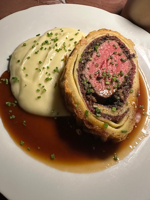 The Beef Wellington from Le Fete (Photo by Chanda Temple)