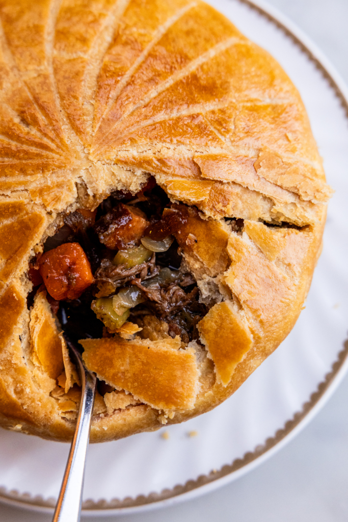 The Beef Bourguignon Pie from La Fete. (Photo by Caleb Chauncy)