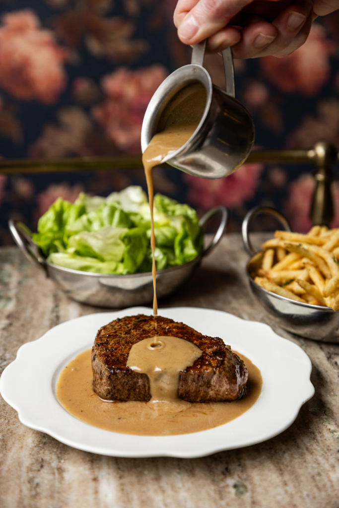 The Steak Frites from La Fete. (Photo by Caleb Chauncy) 