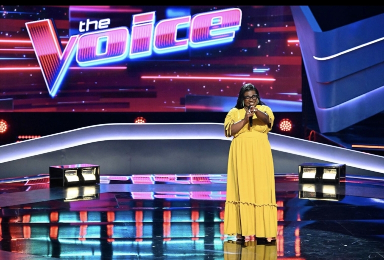 Jasmine McKenzie competes on NBC's "The Voice.''